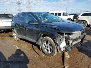 2024 Hyundai Tucson SEL with VIN KM8JBCDE7RU319788, listed as a Copart auction lot 46882775 with 13,206 mi miles and Salvage Title. Bid and sale history available at carsss.com. Image 4.