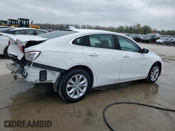 2025 Chevrolet Malibu LT with VIN 1G1ZD5ST5SF132695, listed as a Copart auction lot 52362775 with 12,114 mi miles and Clean Title. Bid and sale history available at DreamBid. Image 3.