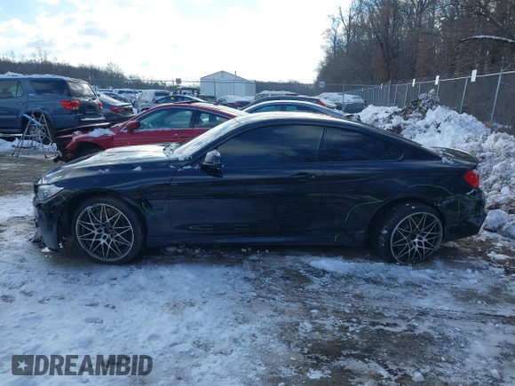 2017 BMW M4 with VIN WBS3R9C51HK709916, listed as a IAAI auction lot 41223578 with 24,225 mi miles. Bid and sale history available at carsss.com. Image 15.