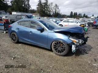 2017 Mazda 3 Sport with VIN JM1BN1U78H1127253, listed as a Copart auction lot 52208175 with 85,966 mi miles and Salvage Title. Bid and sale history available at DreamBid. Image 4.