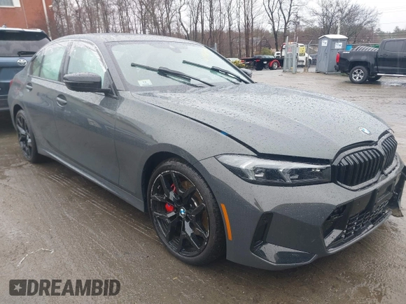 2025 BMW 3 Series 330i xDrive z VIN 3MW89CW03S8F10916, wystawiony jako IAAI lot #41796919 z przebiegiem 1 497 mil mil oraz . Historia ofert i sprzedaży dostępna na DreamBid. Obrazek 1.