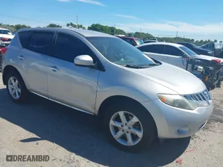 2009 Nissan Murano SL with VIN JN8AZ18U09W101917, listed as a IAAI auction lot 41856099 with 194,809 mi miles. Bid and sale history available at carsss.com. Image 1.