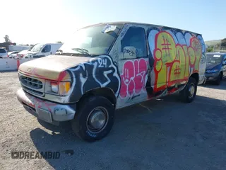 2002 Ford Econoline Cargo with VIN 1FTNE24L42HB67506, listed as a IAAI auction lot 42056517 with 197,394 mi miles and . Bid and sale history available at DreamBid. Image 18.