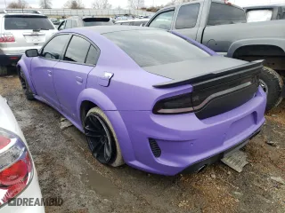 2020 Dodge Charger Scat Pack with VIN 2C3CDXGJ5LH254851, listed as a Copart auction lot 37167262 with 33,065 mi miles and Salvage Title. Bid and sale history available at carsss.com. Image 3.