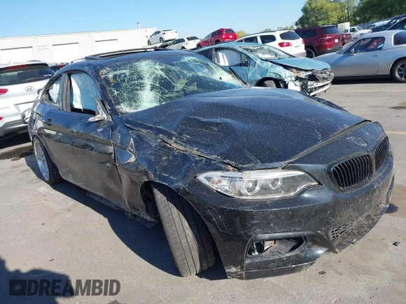 2014 BMW 2 Series M235i with VIN WBA1J7C50EVX33903, listed as a IAAI auction lot 40207684 with 81,766 mi miles and . Bid and sale history available at DreamBid. Image 1.