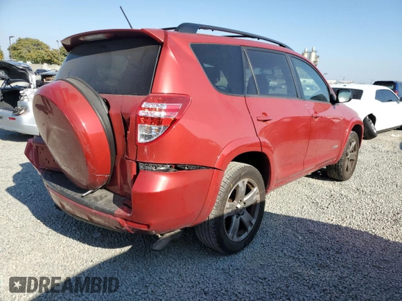 2010 Toyota RAV4 Sport with VIN JTMWF4DVXA5018466, listed as a Copart auction lot 62747385 with 180,769 mi miles and Salvage title. Bid and sale history available at DreamBid. Image 3.