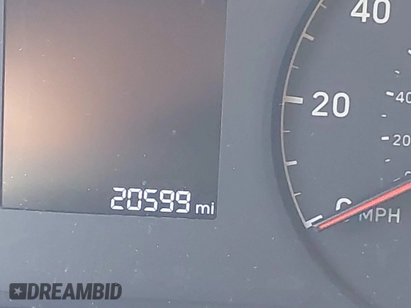 2022 Hyundai Accent SE with VIN 3KPC24A6XNE183245, listed as a IAAI auction lot 42216371 with 20,599 mi miles and . Bid and sale history available at DreamBid. Image 15.