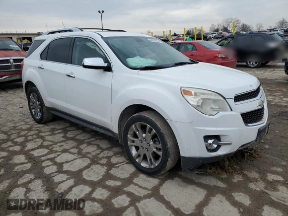 2011 Chevrolet Equinox LTZ with VIN 2CNFLGEC3B6379997, listed as a Copart auction lot 46291455 with 134,911 mi miles and Salvage Title. Bid and sale history available at carsss.com. Image 4.
