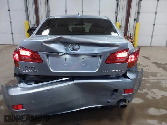 2008 Lexus IS 250 with VIN JTHCK262682024667, listed as a IAAI auction lot 41830278 with 239,124 mi miles and . Bid and sale history available at DreamBid. Image 6.