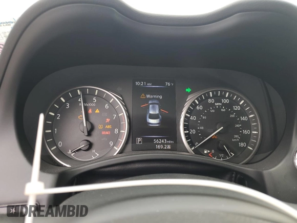 2020 Infiniti Q50 Pure with VIN JN1EV7AP9LM205019, listed as a Copart auction lot 51113905 with 56,243 mi miles and Salvage Title. Bid and sale history available at carsss.com. Image 9.