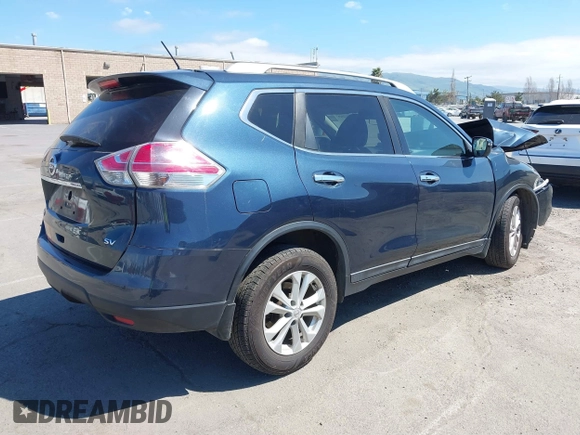 2016 Nissan Rogue SL with VIN 5N1AT2MT1GC850963, listed as a IAAI auction lot 41871209 with 110,006 mi miles. Bid and sale history available at carsss.com. Image 4.