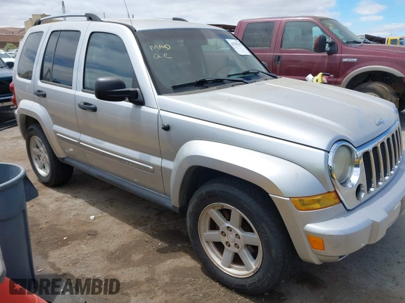 2006 Jeep Liberty Limited with VIN 1J4GK58KX6W221472, listed as a IAAI auction lot 42795155 with 186,972 mi miles and . Bid and sale history available at DreamBid. Image 1.