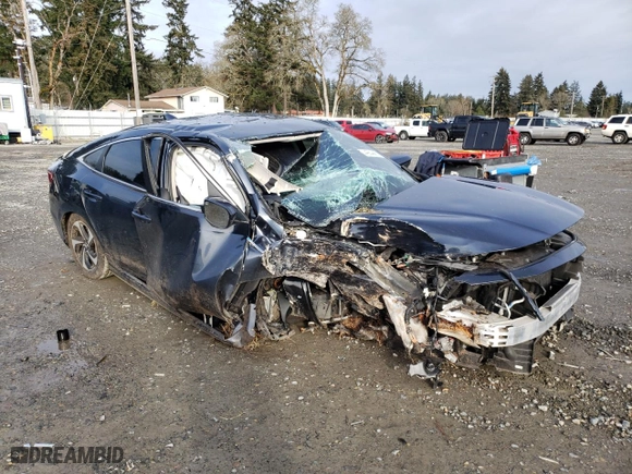 2022 Honda Insight EX with VIN 19XZE4F59NE009684, listed as a Copart auction lot 44864445 with 0 mi miles and Salvage Title. Bid and sale history available at carsss.com. Image 4.