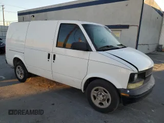 2003 Chevrolet Astro Cargo Van with VIN 1GCDM19X53B126066, listed as a Copart auction lot 79508884 with 153,780 mi miles and Salvage Title. Bid and sale history available at carsss.com. Image 4.