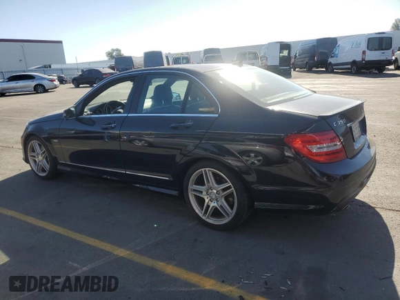 2012 Mercedes-Benz C 350 Sport with VIN WDDGF5HB6CR199867, listed as a Copart auction lot 75015004 with 92,570 mi miles and Salvage Title. Bid and sale history available at DreamBid. Image 2.