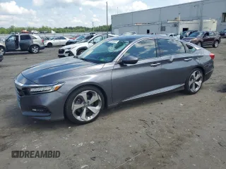 2018 Honda Accord Touring with VIN 1HGCV1F97JA155815, listed as a Copart auction lot 64181825 with 137,325 mi miles and Non repairable. Bid and sale history available at DreamBid. Image 1.