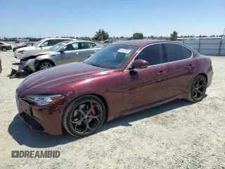 2019 Alfa Romeo Giulia Sport with VIN ZARFAMAN7K7609661, listed as a Copart auction lot 64422995 with 40,473 mi miles and Salvage title. Bid and sale history available at DreamBid. Image 1.