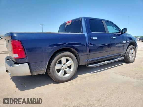 2017 Ram 1500 Big Horn with VIN 1C6RR7LT7HS691093, listed as a Copart auction lot 64222765 with 99,175 mi miles and Salvage title. Bid and sale history available at DreamBid. Image 3.