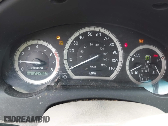 2005 Toyota Sienna CE with VIN 5TDZA23C65S304184, listed as a IAAI auction lot 41944586 with 274,960 mi miles. Bid and sale history available at carsss.com. Image 7.