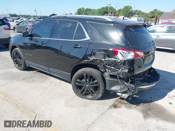 2020 Chevrolet Equinox LT with VIN 3GNAXLEX3LL237278, listed as a IAAI auction lot 41893794 with 61,342 mi miles. Bid and sale history available at carsss.com. Image 3.