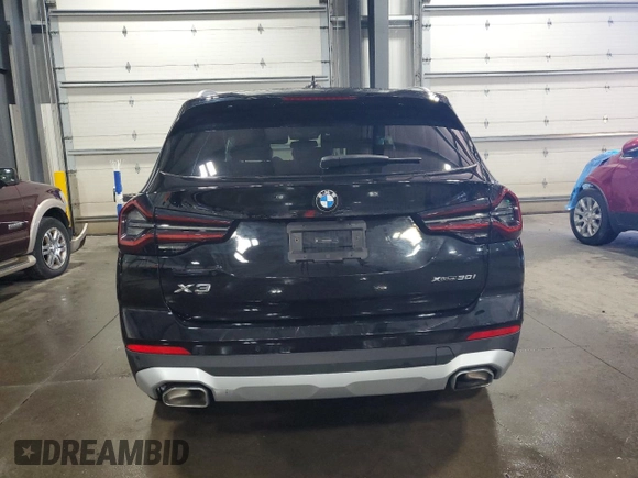 2024 BMW X3 xDrive30i z VIN 5UX53DP05R9U80683, wystawiony jako Copart lot #55449635 z przebiegiem 17 540 mil mil oraz Szkoda całkowita • Salvage title. Historia ofert i sprzedaży dostępna na DreamBid. Obrazek 6.