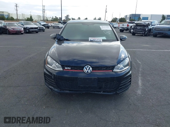 2017 Volkswagen Golf GTI S with VIN 3VW5T7AU7HM061469, listed as a IAAI auction lot 41197640 with 102,387 mi miles. Bid and sale history available at carsss.com. Image 12.
