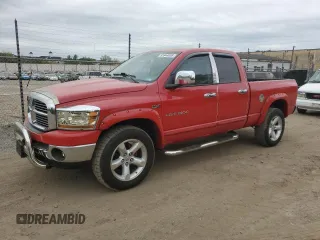 2006 Dodge 1500 SLT with VIN 1D7HU18236S587560, listed as a Copart auction lot 53844055 with 136,377 mi miles and Clean Title. Bid and sale history available at carsss.com. Image 1.