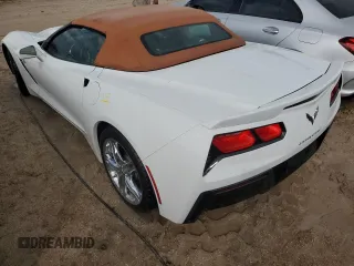2017 Chevrolet Corvette 2LT with VIN 1G1YD3D76H5116584, listed as a Copart auction lot 73761684 with 0 mi miles and Non Repairable. Bid and sale history available at carsss.com. Image 2.