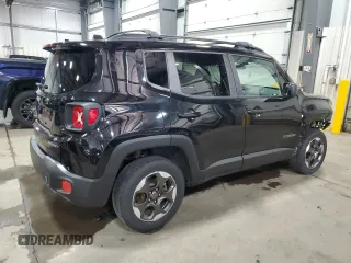 2017 Jeep Renegade Sport with VIN ZACCJBAB3HPG38609, listed as a Copart auction lot 51799745 with 75,549 mi miles and Salvage Title. Bid and sale history available at carsss.com. Image 3.