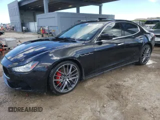 2015 Maserati Ghibli S Q4 with VIN ZAM57RTA8F1132044, listed as a Copart auction lot 66363335 with 65,657 mi miles and Clean title. Bid and sale history available at DreamBid. Image 1.