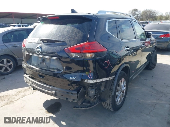 2017 Nissan Rogue SV with VIN KNMAT2MT9HP522348, listed as a IAAI auction lot 41797991 with 104,952 mi miles. Bid and sale history available at carsss.com. Image 4.