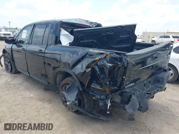 2024 Honda Ridgeline Sport with VIN 5FPYK3F1XRB029557, listed as a IAAI auction lot 42459032 with 4,437 mi miles and . Bid and sale history available at DreamBid. Image 3.