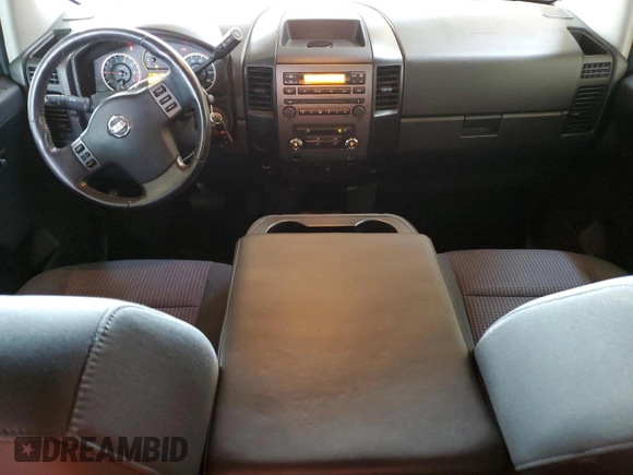 2008 Nissan Titan SE with VIN 1N6AA06A78N340033, listed as a Copart auction lot 52544495 with 134,254 mi miles and Salvage Title. Bid and sale history available at carsss.com. Image 8.