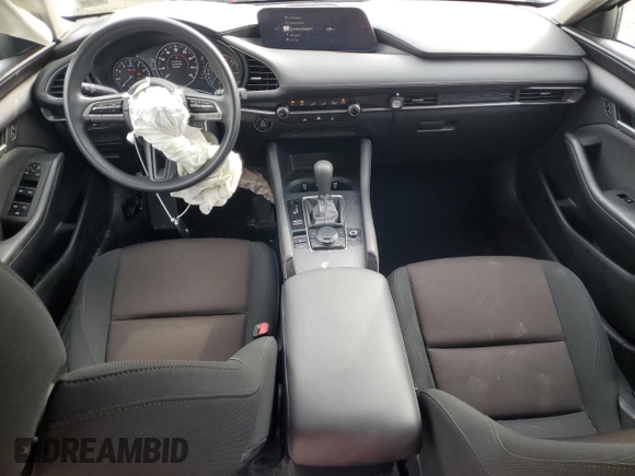 2021 Mazda 3 S with VIN JM1BPAAL3M1310906, listed as a Copart auction lot 52217105 with Not Provided miles and Salvage Title. Bid and sale history available at DreamBid. Image 8.
