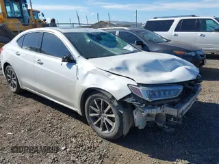 2020 Acura TLX with VIN 19UUB1F36LA001141, listed as a IAAI auction lot 41674042 with 94,046 mi miles. Bid and sale history available at carsss.com. Image 1.