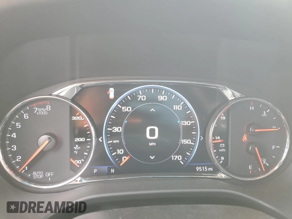 2023 GMC Acadia SLT with VIN 1GKKNMLS5PZ224938, listed as a Copart auction lot 45749275 with 9,515 mi miles and Salvage Title. Bid and sale history available at DreamBid. Image 9.