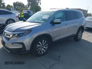 2021 Honda Pilot EX with VIN 5FNYF5H37MB014384, listed as a IAAI auction lot 42412500 with 36,934 mi miles and . Bid and sale history available at DreamBid. Image 18.