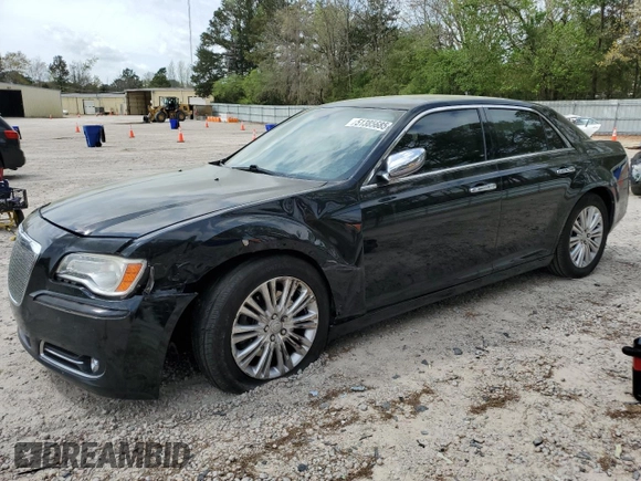 2014 Chrysler 300 C with VIN 2C3CCAKT9EH169975, listed as a Copart auction lot 51385685 with 135,831 mi miles and Salvage Title. Bid and sale history available at carsss.com. Image 1.