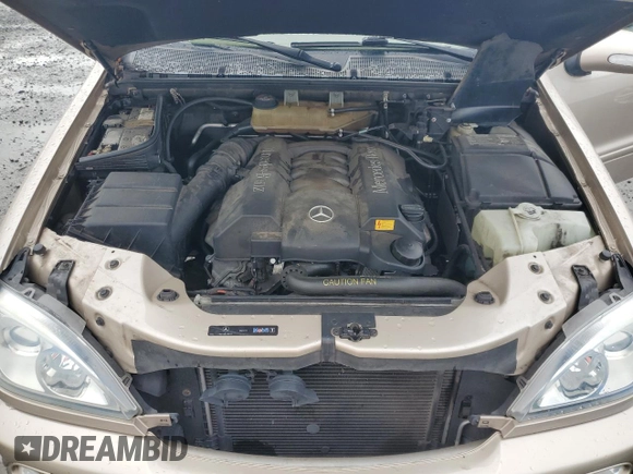 2004 Mercedes-Benz M-Class with VIN 4JGAB75E54A467003, listed as a Copart auction lot 48512745 with 92,191 mi miles and Salvage Title. Bid and sale history available at carsss.com. Image 12.
