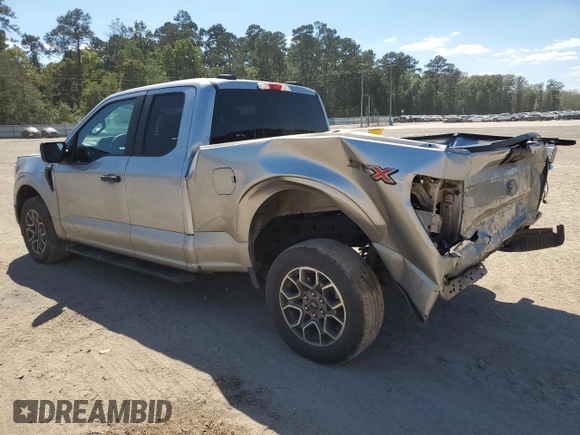 2021 Ford F-150 XL with VIN 1FTEX1C55MFB51837, listed as a Copart auction lot 72947504 with 109,901 mi miles and Salvage title. Bid and sale history available at DreamBid. Image 2.