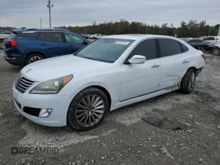 2015 Hyundai Equus Ultimate z VIN KMHGH4JH3FU099414, wystawiony jako Copart lot #83268144 z przebiegiem 133 560 mil mil oraz Szkody całkowita. Historia ofert i sprzedaży dostępna na DreamBid. Obrazek 1.