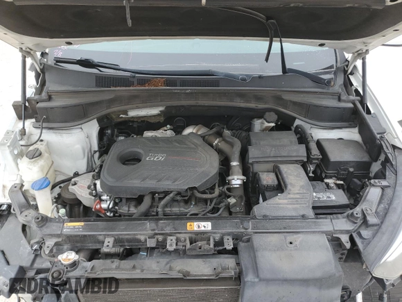 2017 Hyundai Santa Fe Sport 2.0T with VIN 5XYZU4LA8HG467065, listed as a Copart auction lot 45400075 with 119,113 mi miles and Salvage Title. Bid and sale history available at carsss.com. Image 13.