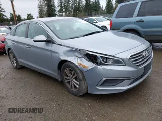 2017 Hyundai Sonata 2.4L with VIN 5NPE24AFXHH564988, listed as a IAAI auction lot 41927777 with 100,758 mi miles. Bid and sale history available at carsss.com. Image 1.