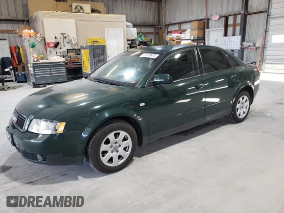 2003 Audi A4 1.8T with VIN WAULC68E63A173993, listed as a Copart auction lot 77176674 with 96,639 mi miles and Salvage Title. Bid and sale history available at carsss.com. Image 1.