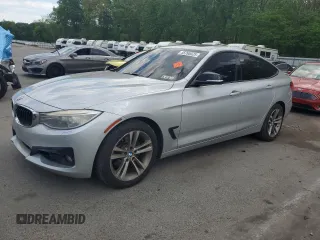 2015 BMW 3 Series 328i Gran Turismo xDrive with VIN WBA3X5C58FD560148, listed as a Copart auction lot 55765525 with 205,595 mi miles and Salvage title. Bid and sale history available at DreamBid. Image 1.