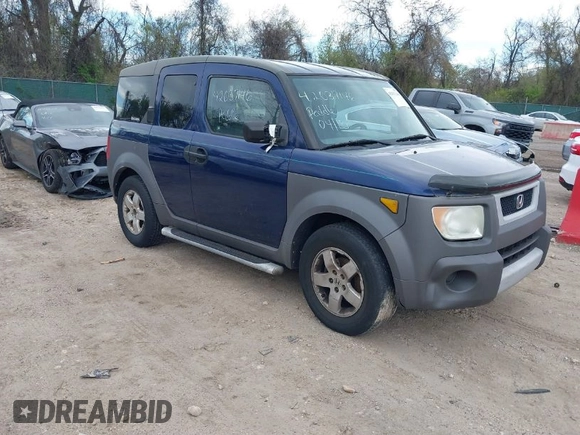 2003 Honda Element EX with VIN 5J6YH28583L015995, listed as a IAAI auction lot 42037146 with 250,595 mi miles and . Bid and sale history available at DreamBid. Image 1.