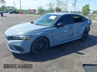 2024 Honda Civic Sedan Sport with VIN 2HGFE2F58RH500279, listed as a IAAI auction lot 41967079 with 29,855 mi miles. Bid and sale history available at carsss.com. Image 2.