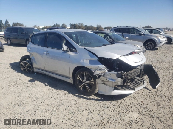 2022 Nissan LEAF SV Plus with VIN 1N4BZ1CV3NC561350, listed as a Copart auction lot 76419374 with 42,215 mi miles and Salvage Title. Bid and sale history available at DreamBid. Image 4.