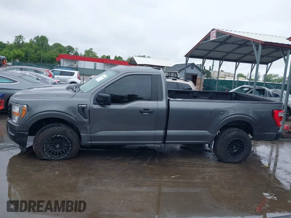 2022 Ford F-150 XL with VIN 1FTMF1CB1NKE51677, listed as a IAAI auction lot 42178807 with 8,260 mi miles and . Bid and sale history available at DreamBid. Image 14.