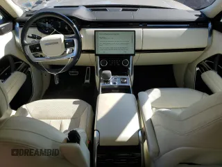 2023 Land Rover Range Rover SE with VIN SALKP9FU6PA019751, listed as a Copart auction lot 76488664 with 23,969 mi miles and Salvage Title. Bid and sale history available at carsss.com. Image 8.